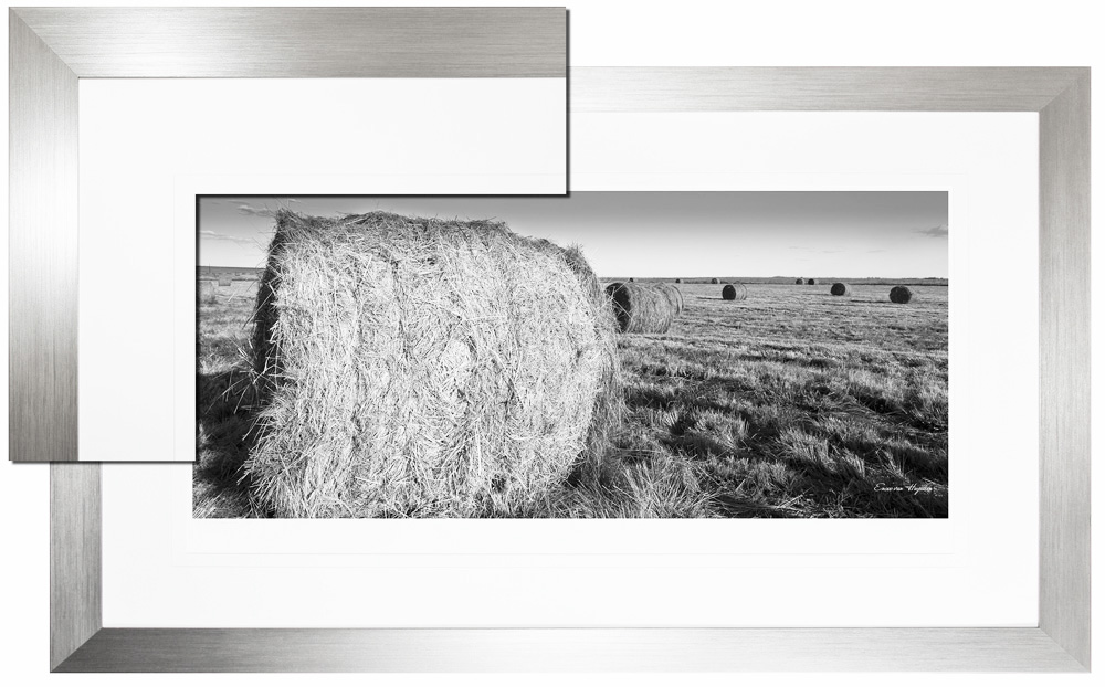 FP092 Wall décor art framed print landscape silver frame